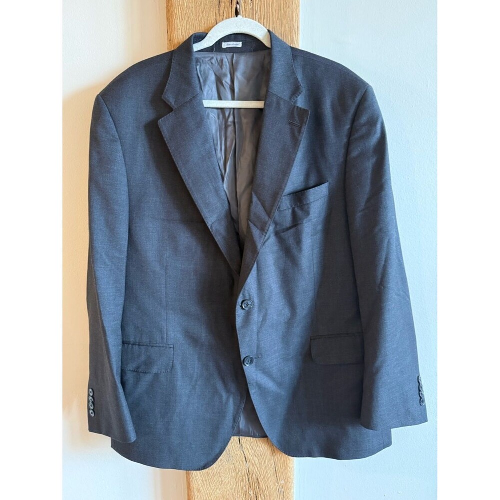 Peter Millar 100% Wool Blazer - Grey Sz 48R